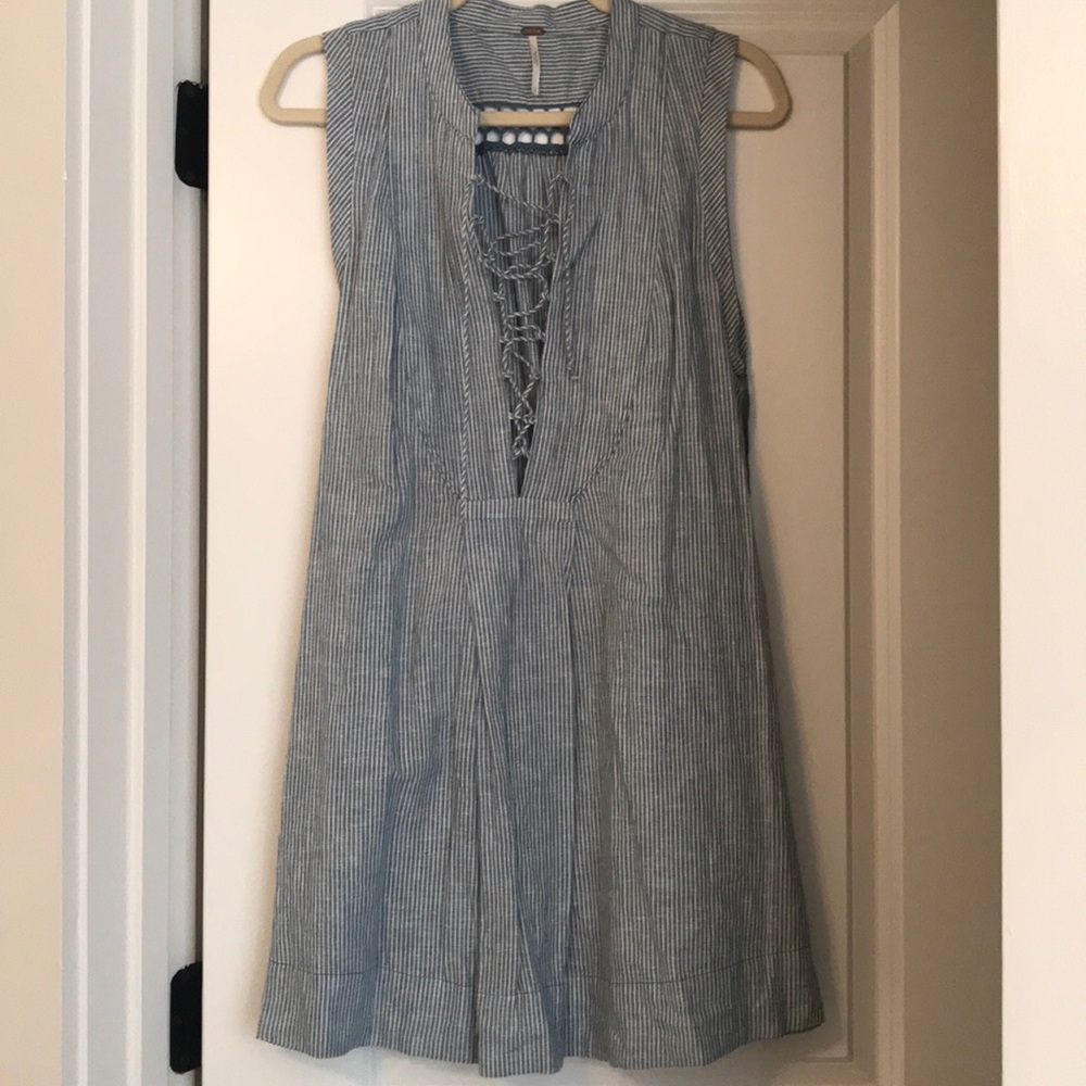 lace up free people dress